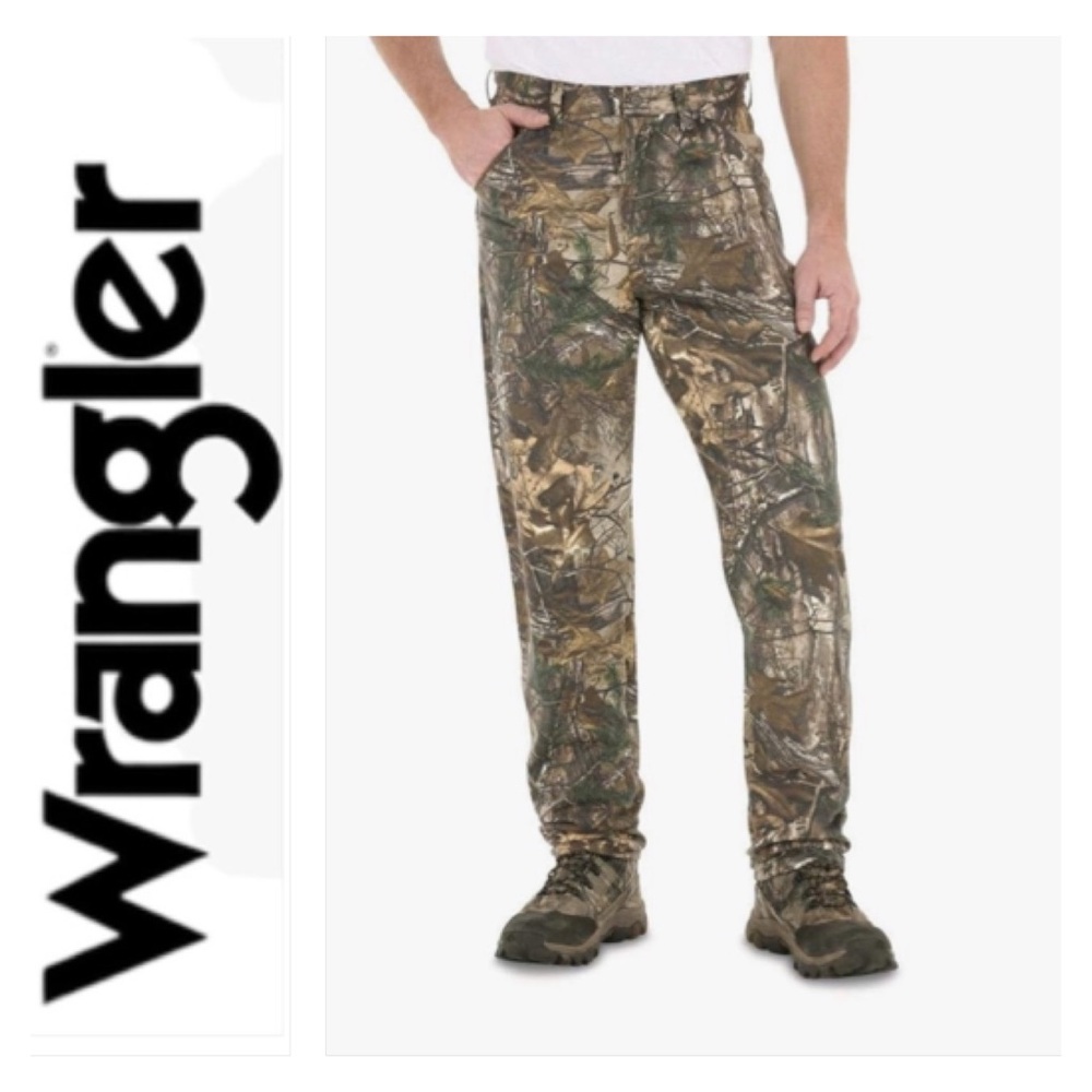 Wrangler Realtree Hardwoods Camo Jeans Reinforced Knee Hunting 97GR1HH 34 x 32